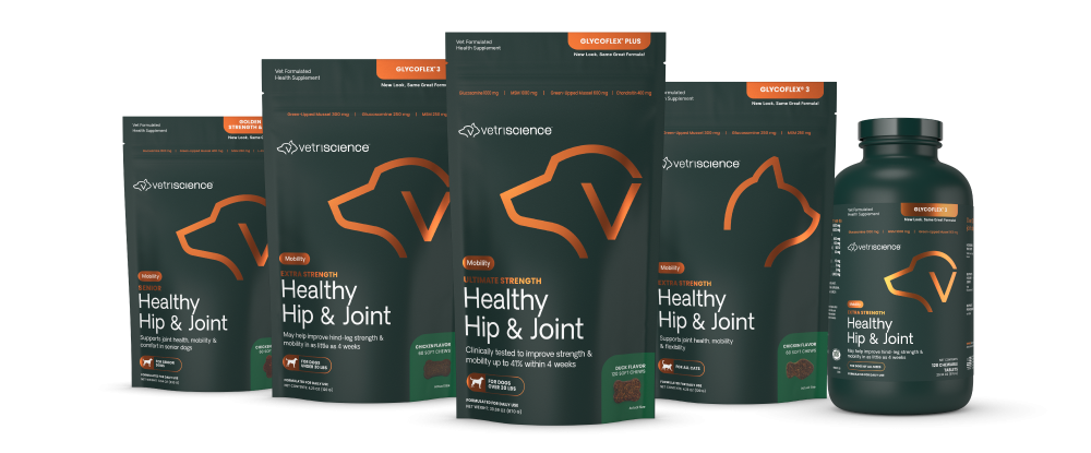 VetriScience's Healthy Hip & Joint line of Joint Supplement Products