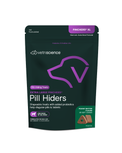 Front of VetriScience Pinchers XL Peanut Butter Flavor bag