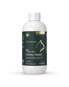 Front of VetriScience Veterinary Strength Kidney Health Liquid bottle