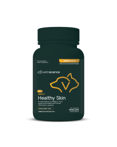 Front of VetriScience Omega 3,6,9 bottle