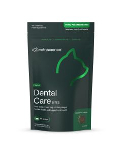 Front of Dental Care Bites for cats bag