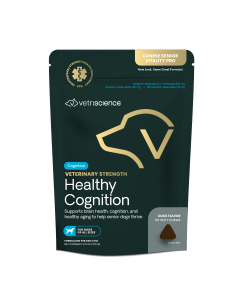 Front of Veterinary Strength Healthy Cognition bag