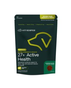 Front of VetriScience Golden Years Energize & Thrive bag