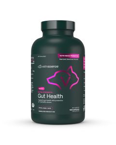 Front of Extra Strength Gut Health 180 count bottle