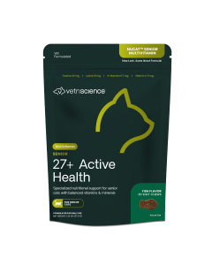 Front of VetriScience Nu Cat Senior Multivitamin bag