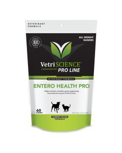 Front of the VetriScience Entero Health Pro bag