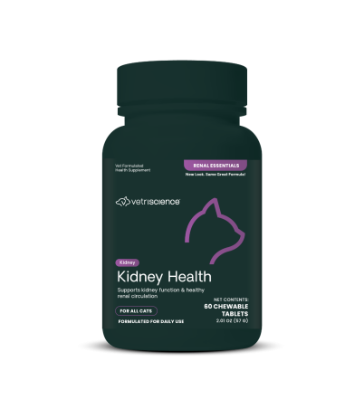 Front of VetriScience Renal Essentials for Cats bottle