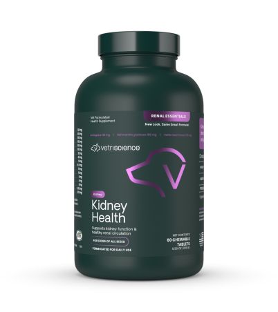 Front of VetriScience Renal Essentials bottle