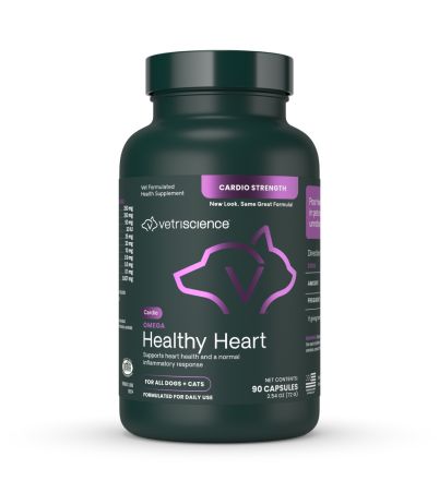 Front of VetriScience Cardio Strength bottle