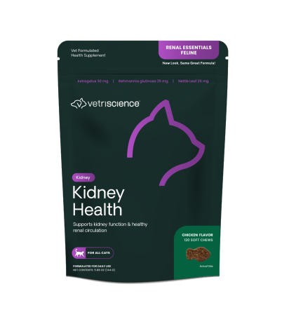 Front of VetriScience Renal Essentials Feline bag