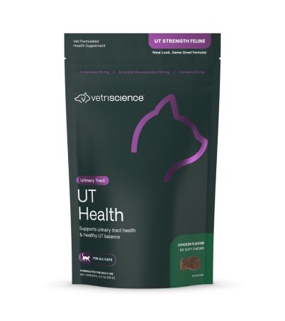 Front of VetriScience UT Health for Cats bag