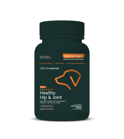 Front of VetriScience GlycoFlex Stage 3 tablet bottle