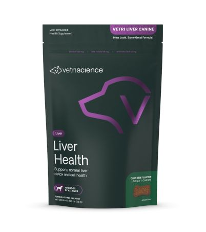 Front of VetriScience Liver Health Bag