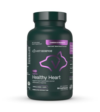 Front of VetriScience Cardio Strength bottle